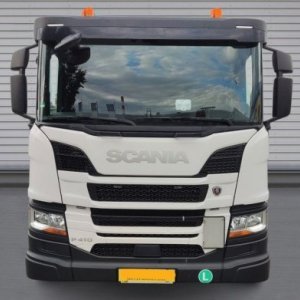 foto 6x2 Scania Pritsche 7m + Kran 26t