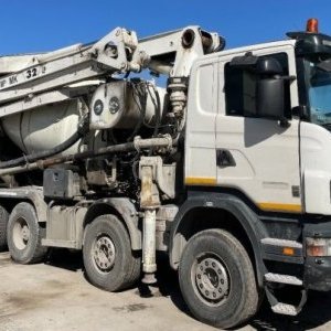 foto Pumi 32m pumpe+ mischer Beton CIFA 8x4 Scania