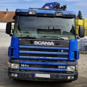 foto Scania 6.2m pritsche+kran 8m PM